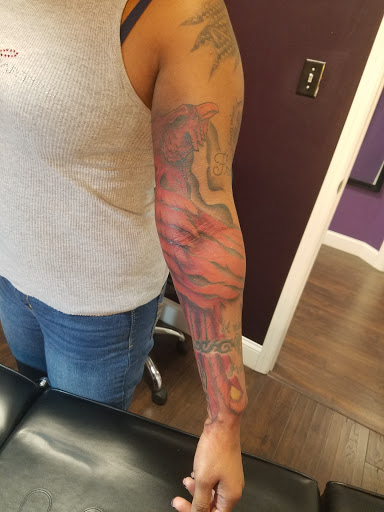 Explore maryland flag tattoo ideas, creative tattoo ideas in Roanoke, available at Imagine Ink Studios