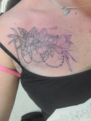 Explore ski mask tattoo ideas, creative tattoo ideas in Salt Lake City, available at Koi Dragon Tattoos