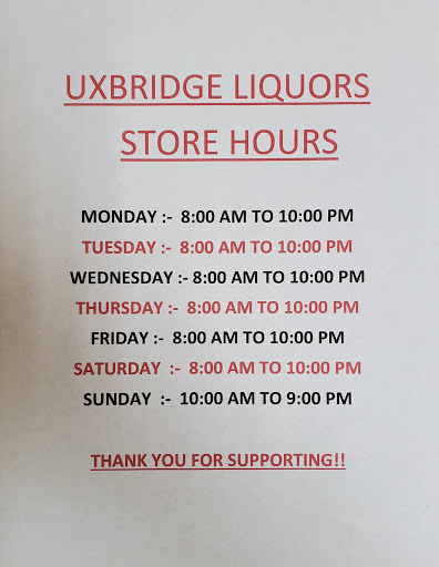 Liquor Store «UXBRIDGE LIQUORS», reviews and photos, 158 N Main St, Uxbridge, MA 01569, USA