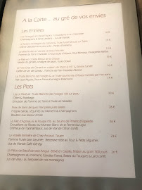 Restaurant gastronomique anico à La Bresse - menu / carte
