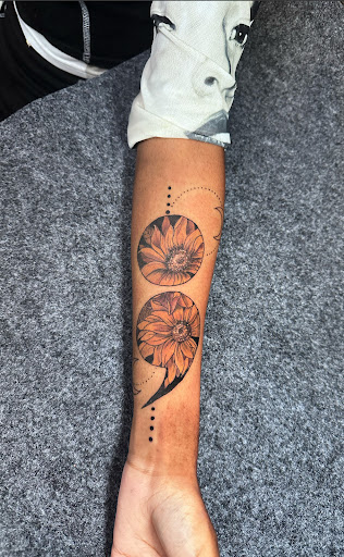Explore virgin mary tattoo ideas, creative tattoo ideas in Moweaqua, available at Fleshwound Tattoo