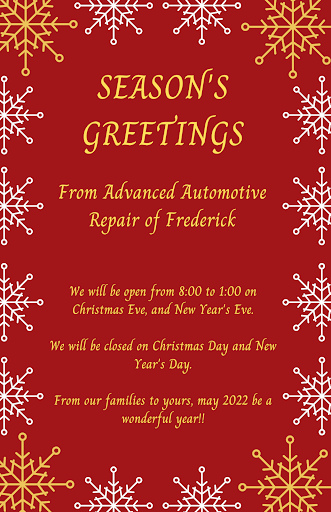Auto Repair Shop «Advanced Automotive Repair of Frederick Inc.», reviews and photos, 1107 E Patrick St, Frederick, MD 21701, USA