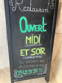 Menu / carte de Restaurant le Cerasus à Saint-Savin