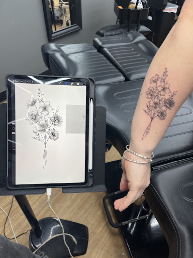 Explore shoe tattoo ideas, creative tattoo ideas in Orange, available at Empire Tattoo