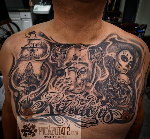 Explore bigfoot tattoo ideas, creative tattoo ideas in Palm Desert, available at Picazo Tattoo Studio