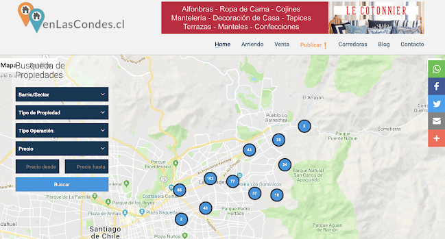 Propiedades en Las Condes | Casas y Departamentos en Venta o Arriendo - Agencia de publicidad