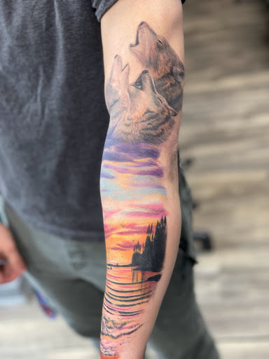 Explore womens hand tattoo ideas, creative tattoo ideas in Goose Creek, available at Red Kirin Tattoo