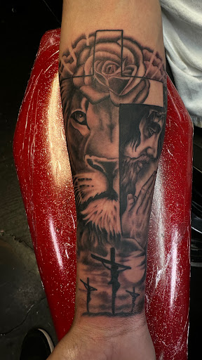 Explore darth vader tattoo ideas, creative tattoo ideas in Greer, available at Inkslingers Electric Tattooing