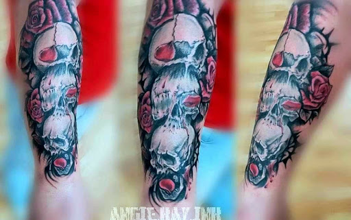 Explore reggae tattoo ideas, creative tattoo ideas in Casper, available at Luna & Lotus Amethyst Ink Angie Kay