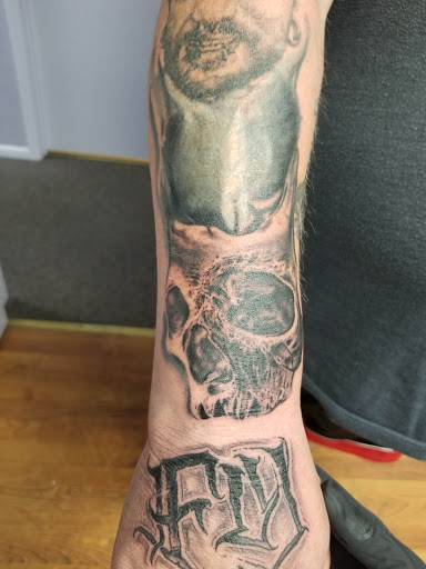 Explore sun and moon tattoo ideas, creative tattoo ideas in Fond Du Lac, available at Underground Ink