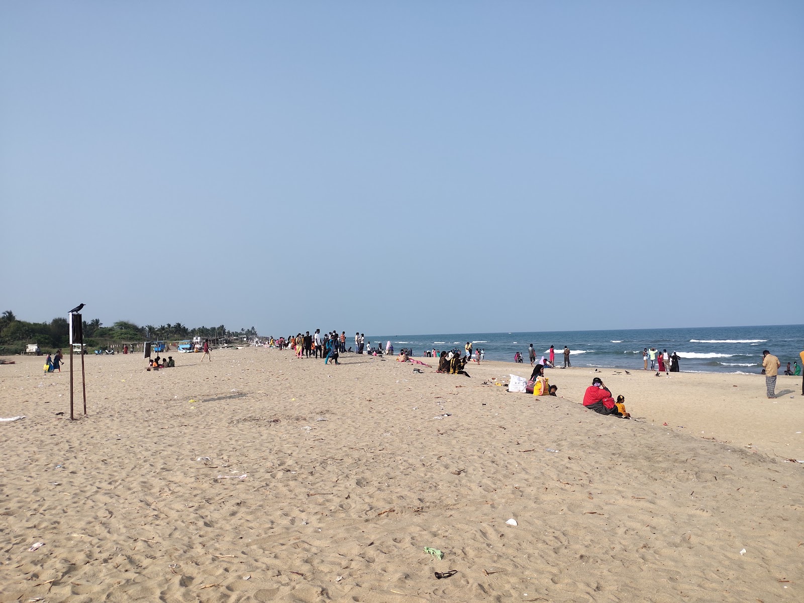 Fotografija Silver Beach z svetel fin pesek površino