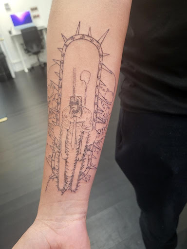 Explore mateo tattoo ideas, creative tattoo ideas in New York, available at L.O.V.E.machine Street Tattoo Shop