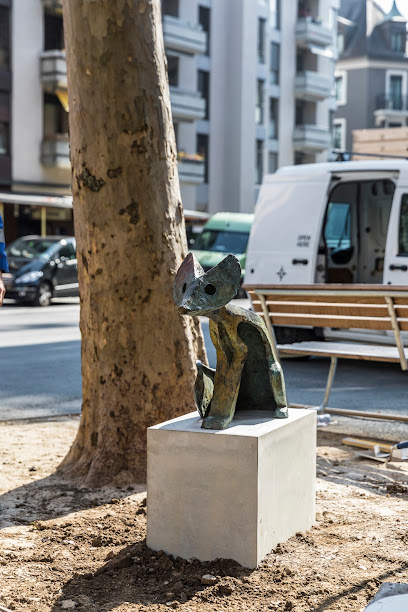 Skulptur 'Fuchs' von Künstler Uli Schoop