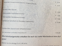 Zum Schwarzen Ochsen à Weinheim menu