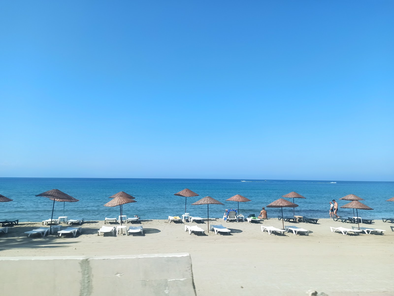 Photo of Pigale Beach and the settlement