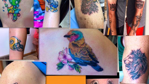 Explore tattoo ideas cover up names, creative tattoo ideas in Berlin, available at Tattoo Drews