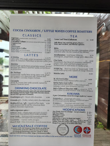 Coffee Shop «Cocoa Cinnamon - Hillsborough Rd», reviews and photos, 2627 Hillsborough Rd, Durham, NC 27705, USA