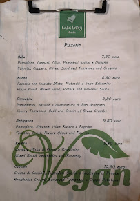 Casa Lady Garda à Garda menu