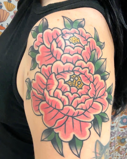 Explore tattoo sleeve filler ideas for men, creative tattoo ideas in Danvers, available at North Shore Tattoo Company