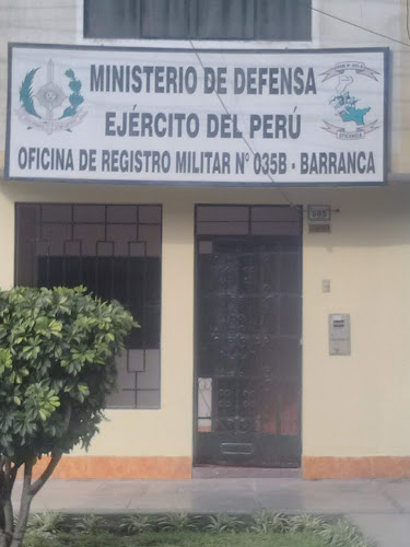 OFICINA DE REGISTRO MILITAR PROVINCIAL 035-B BARRANCA - Barranca
