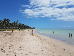 Foto von Praia de Lages mit lange, gerade küste