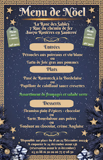 Restaurant La Rose des Sables à Rosières-en-Santerre - menu / carte