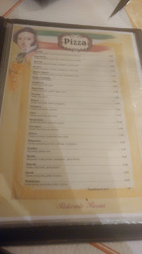 Pizzeria Pizzeria Rossini à Paris - menu / carte