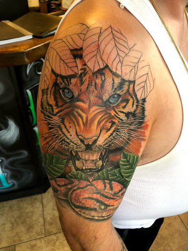 Explore tattoo ideas fire, creative tattoo ideas in Pittsburg, available at Delta Art & Tattoo