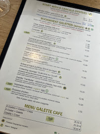 Galette Café à Paris carte