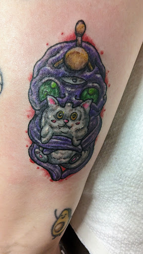 Explore hip thigh tattoo ideas, creative tattoo ideas in Philadelphia, available at Skin Deep