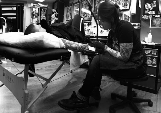 Explore party tattoo ideas, creative tattoo ideas in Juneau, available at High Tide Tattoo