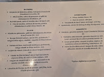 La Cour à Angoulême menu