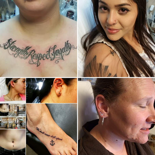 Explore father and daughter tattoos ideas, creative tattoo ideas in Elko, available at Custom Tattoos and Body Piercing Studio