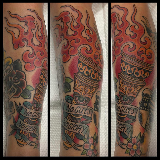 Explore hiking tattoo ideas, creative tattoo ideas in Laredo, available at Horikawa Tattoo & Piercing Studios