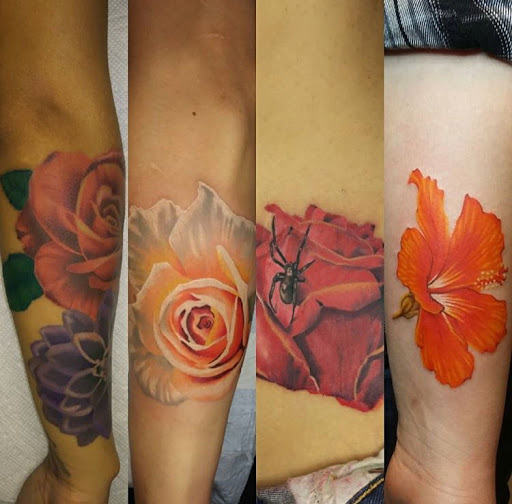 Explore tattoo ideas for two daughters, creative tattoo ideas in El Paso, available at Pumping Ink Tattoo Parlor