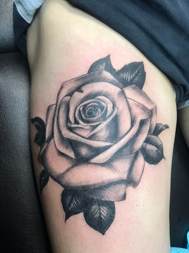 Explore turbo tattoo ideas, creative tattoo ideas in Alamogordo, available at The Poison Frog Tattoo Studio