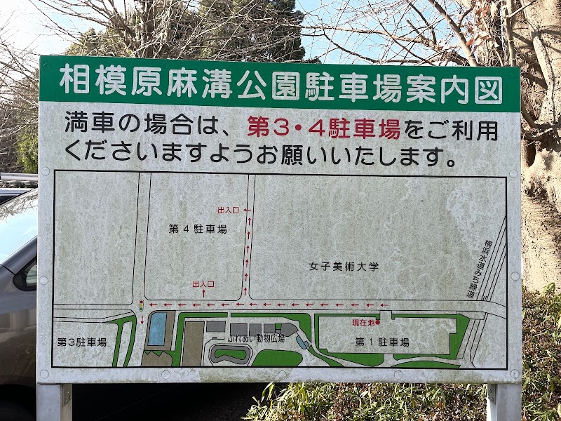 相模原麻溝公園 第1駐車場