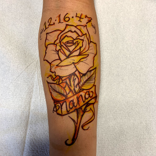 Explore ryuk tattoo ideas, creative tattoo ideas in Augusta, available at Mr. Tattoo