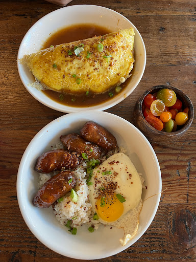 
Adobo Fried Rice Omelette
and
Silog breakfast bowl with longanisa