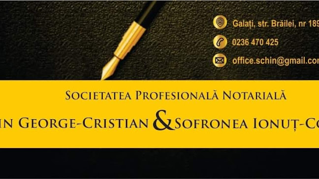 Schin George-Cristian & Sofronea Ionuț Cosmin - Societate Profesionala Notariala