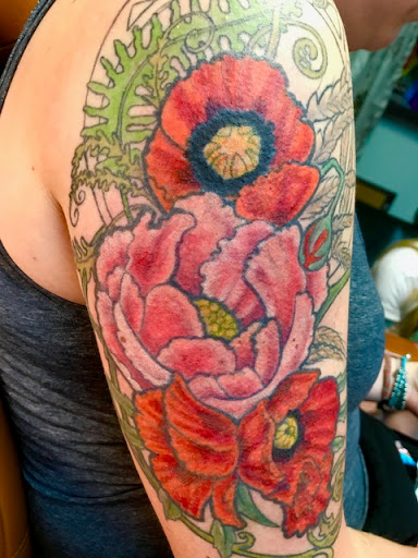 Explore twin peaks tattoo ideas, creative tattoo ideas in Olympia, available at Primeval Ink Tattoo