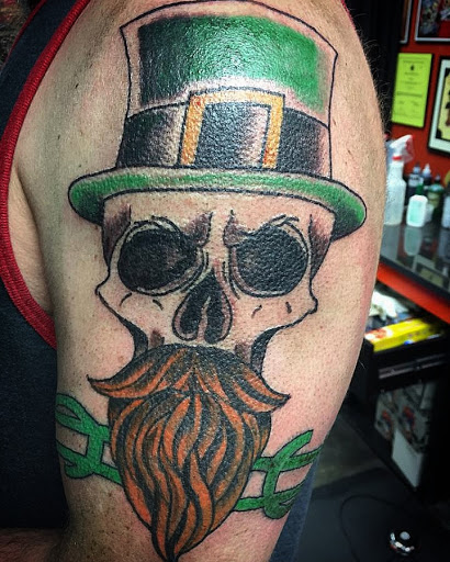 Explore elbow tattoo ideas for guys, creative tattoo ideas in Gadsden, available at Sacred Art Tattoo Company