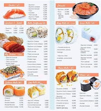 Menu / carte de First SUSHI à Montluel