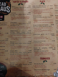 CAVEAU HEUHAUS à Eguisheim menu
