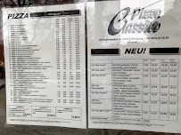 Menu du Classico Pizza à Würzburg