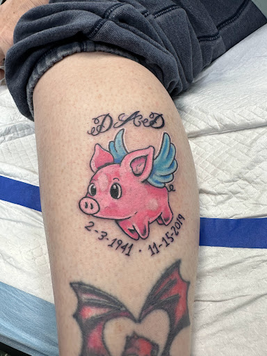 Explore van halen tattoo ideas, creative tattoo ideas in Aurora, available at Ronin Tattoo Studio INC