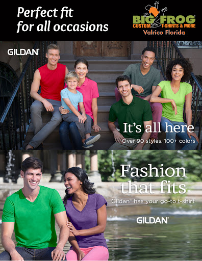 Custom T-shirt Store «Big Frog Custom T-Shirts of Valrico - Brandon», reviews and photos, 3478 Lithia Pinecrest Rd, Valrico, FL 33596, USA