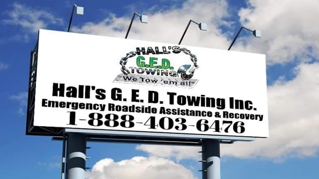 Halls G.E.D. Towing Inc