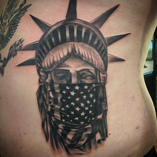 Explore bluey tattoo ideas, creative tattoo ideas in Tarpon Springs, available at Legendary Custom Tattoos and Piercings