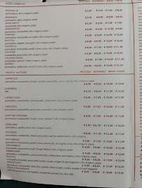 Menu du Pizzeria Capriccio à Acireale